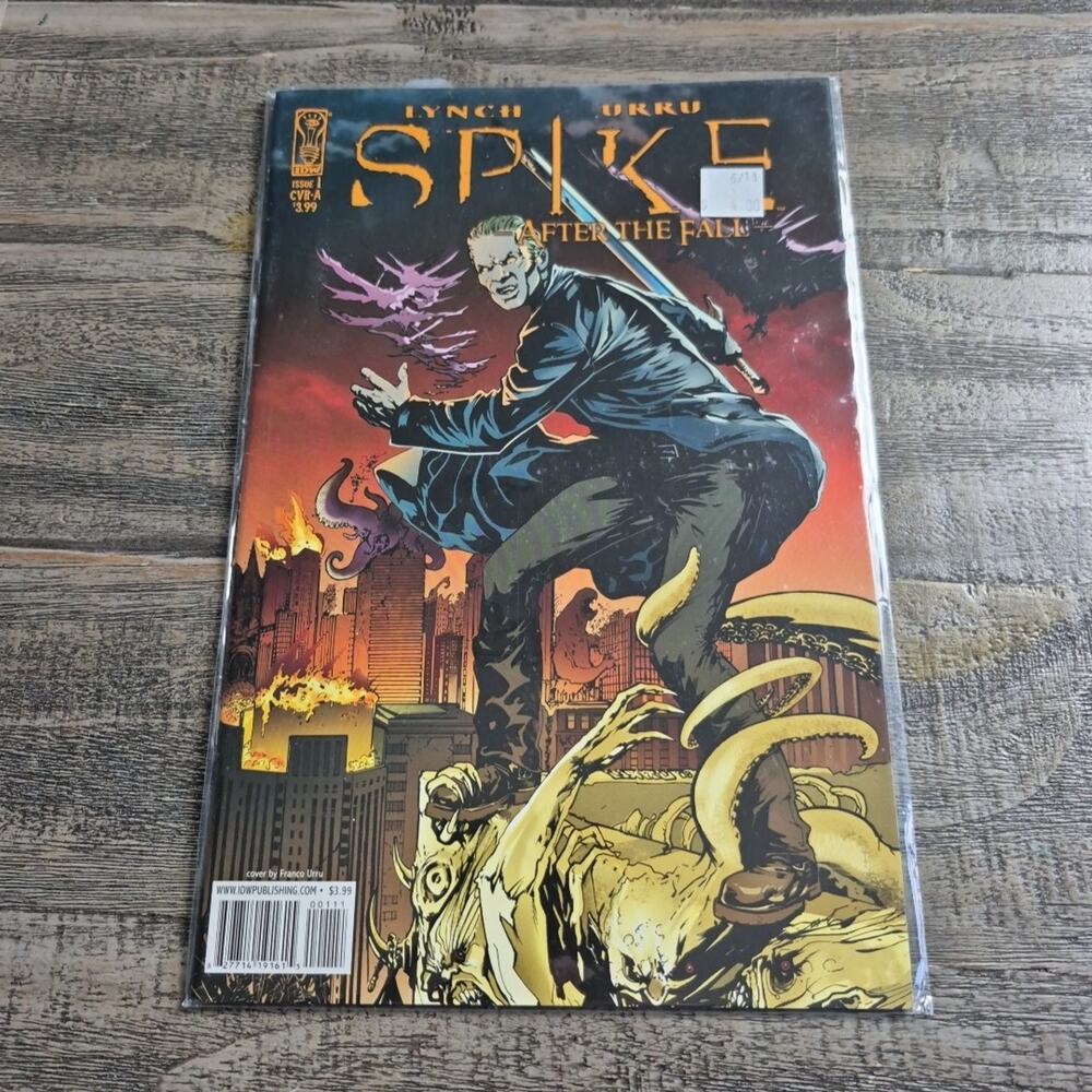 Spike After The Fall #1 CVR-A Comic Book 2008 IDW Publishing Buffy Vampire Urru